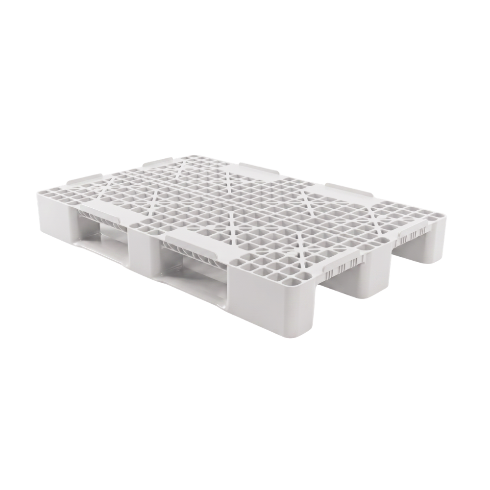 ÇP-PLT 80x120 Gridded Plastic Pallet with Barrier