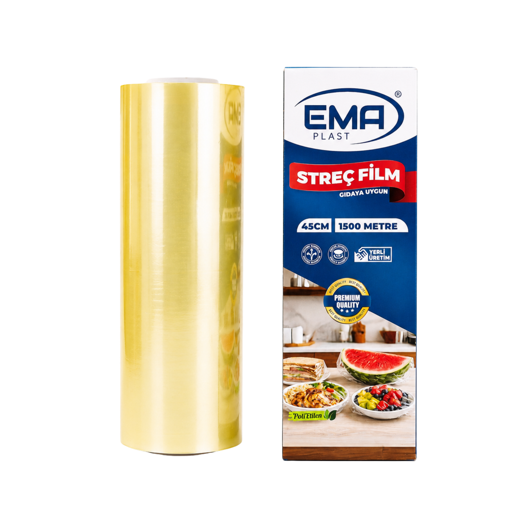 45CM 1500M Boxed Stretch Film
