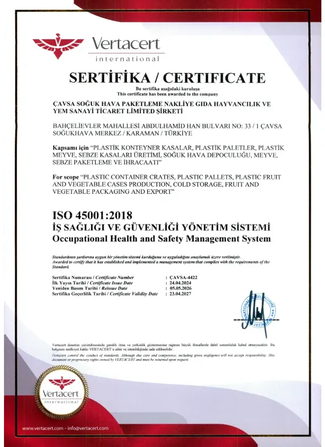 ISO 45001:2018